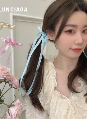 发夹织带甜美飘带蝴蝶结