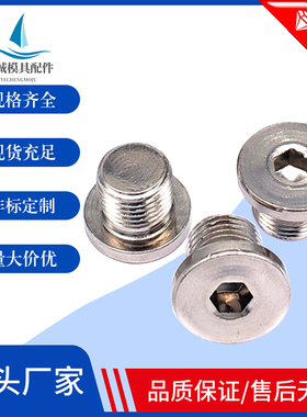 德标HASCO Z941 /M10*1 M12*1.5 M14 /R1/4 /R3/8 /R1/2喉塞堵头