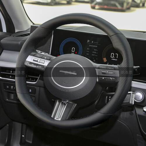 四季纳帕皮手缝透气方向盘套