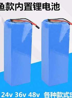 电动车锂电池48v36v滑板车代驾24v折叠车电动自行车电池10ah12ah