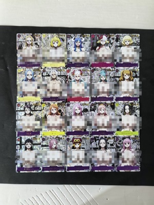 One Piece自制海贼王女神20张套装玻璃闪烫金送11张女帝