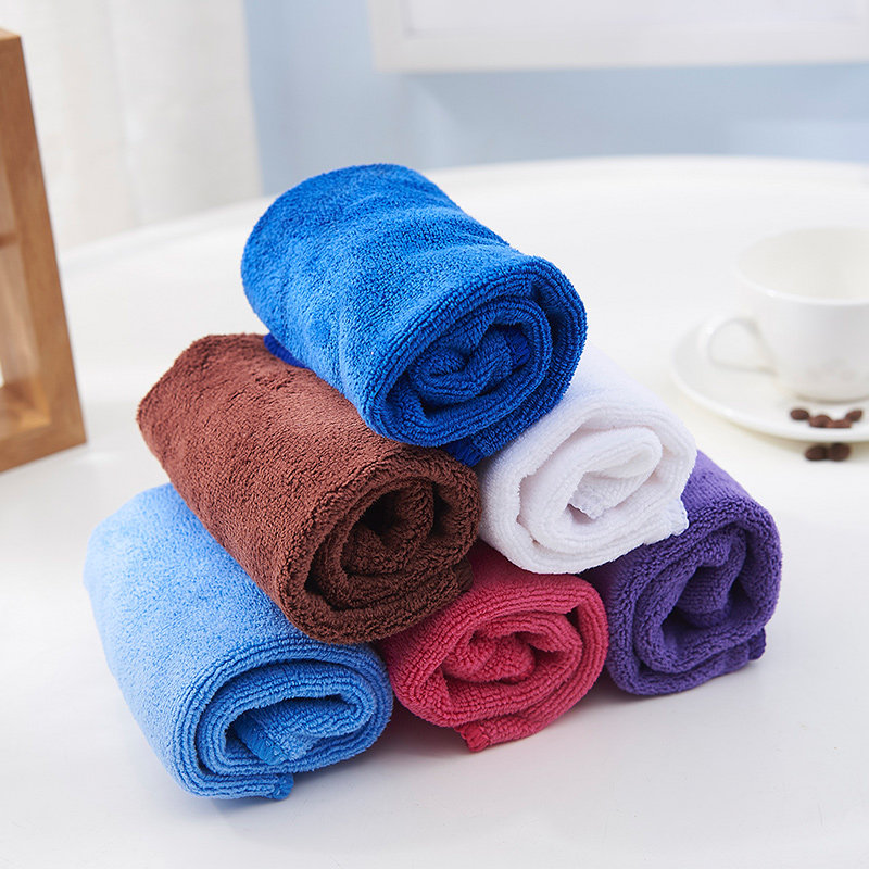 厨房抹布家务清洁办公用加厚擦地布超细纤维洗碗布吸水毛巾带挂绳