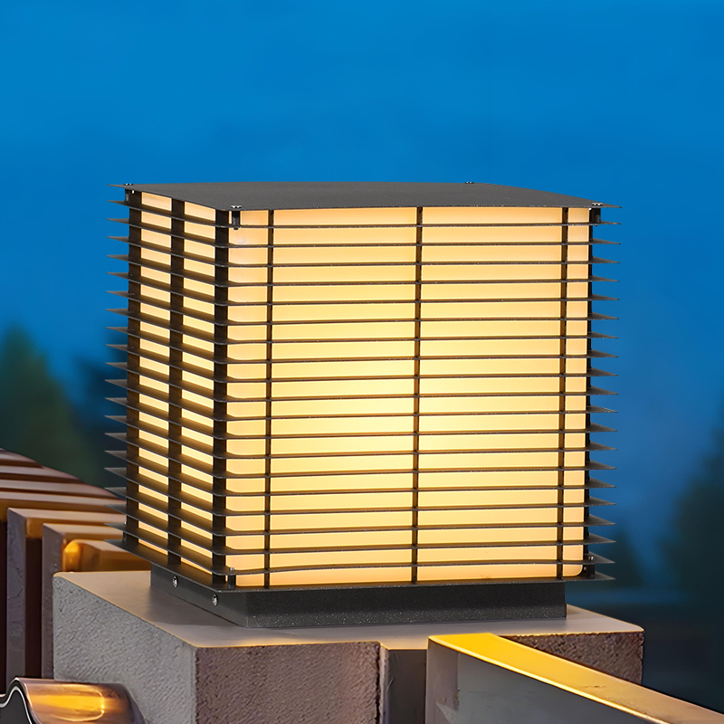 户外太阳能柱头灯防水立柱灯