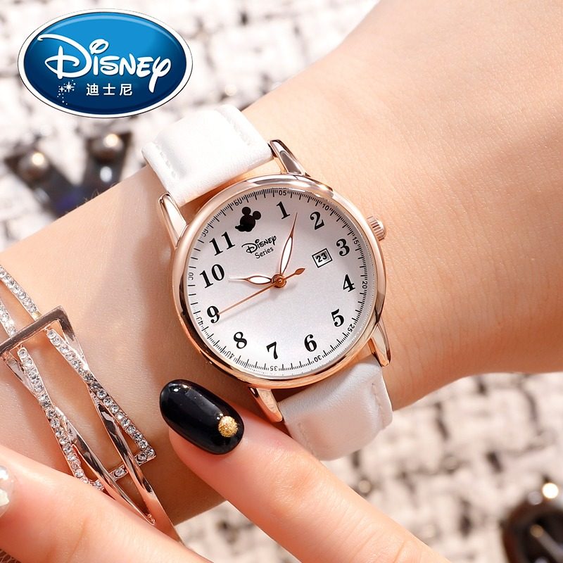 迪士尼儿童手表女孩学生韩版简约潮流ulzzang可爱防水森女系女表