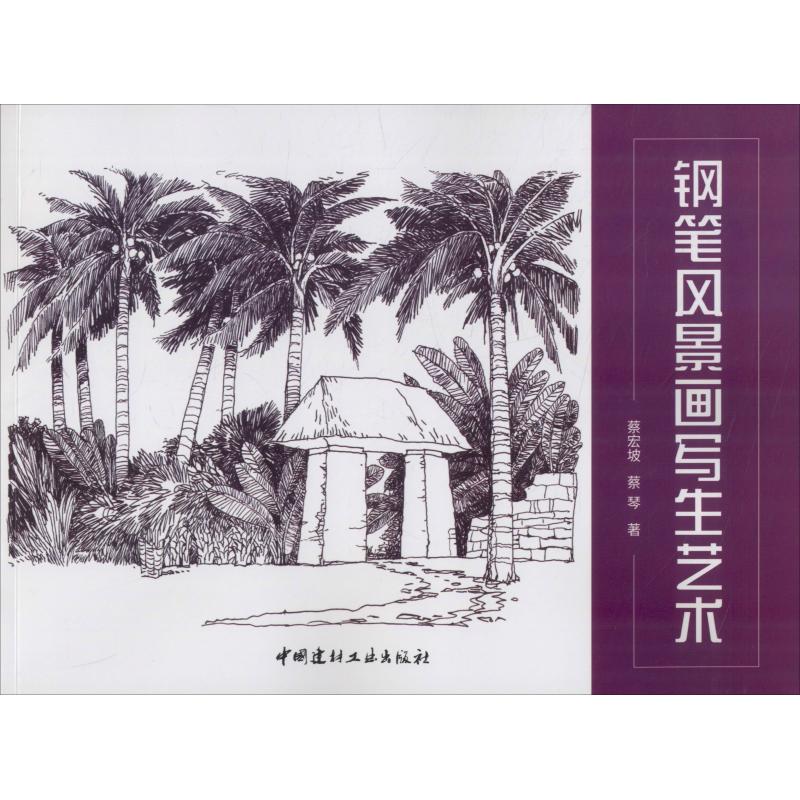 钢笔风景画写生艺术蔡宏坡蔡琴 绘画美术技法入门教程初学者自学零基础画画书籍艺术类临摹作品范例图书 重庆巫溪县小街的石阶小路