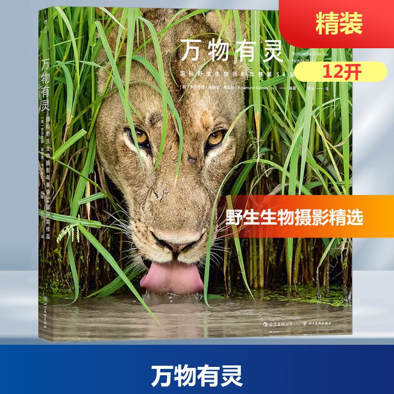 万物有灵 国际野生生物摄影年赛第54届获奖作品 (英)罗莎蒙德·基德曼·考克斯 编 陈沁 译 摄影作品 艺术 四川美术出版