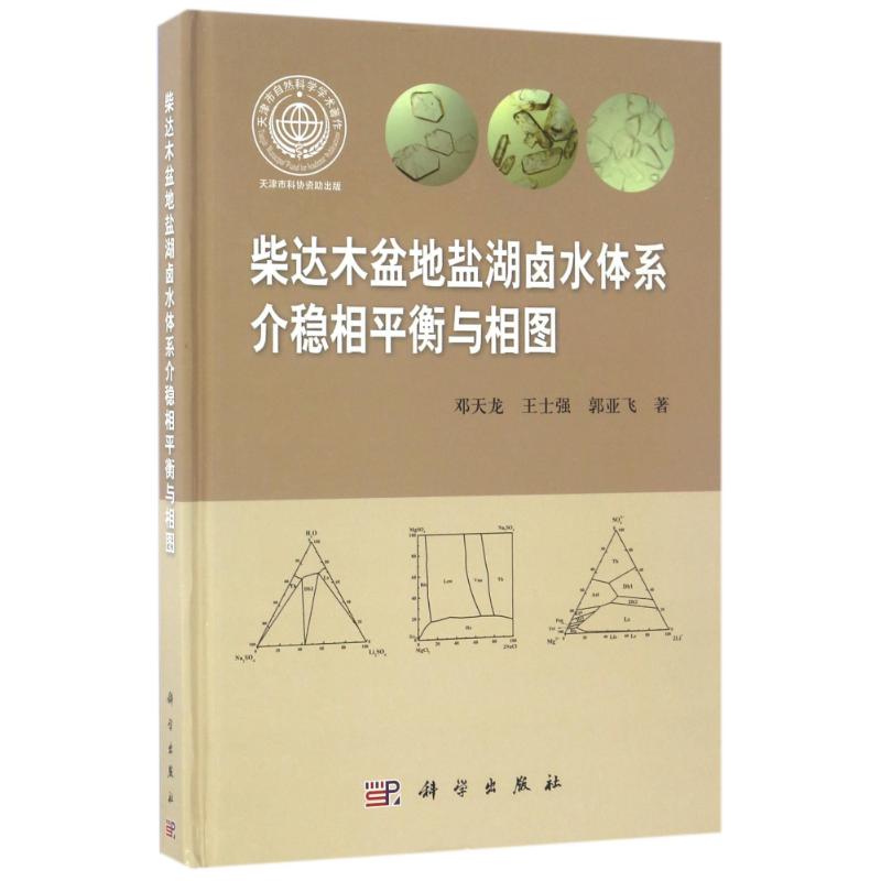介稳相平衡与相图/柴达木盆地盐湖卤水体系 邓天龙 地质学基础专业知识书籍 地质工程构造教程技术图书 科学出版