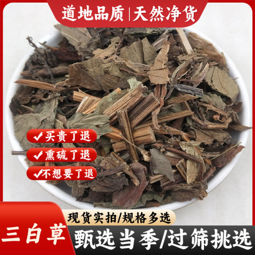 正品中药材三白草无硫生晒干货