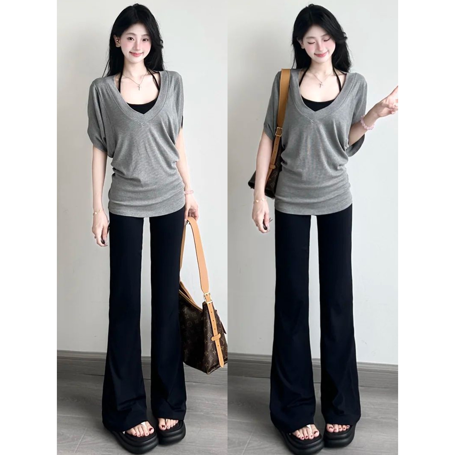 德国进口微喇鲨鱼裤女外穿2025新款夏季薄款高腰提臀打底显瘦小个