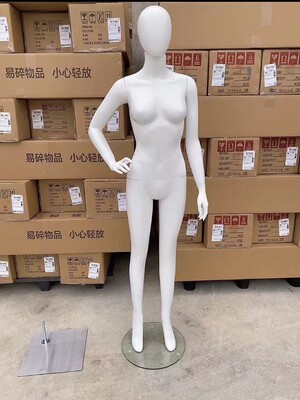 女服装展示模特道具橱窗成列组合女模全身高亮白烤漆站模多省包邮