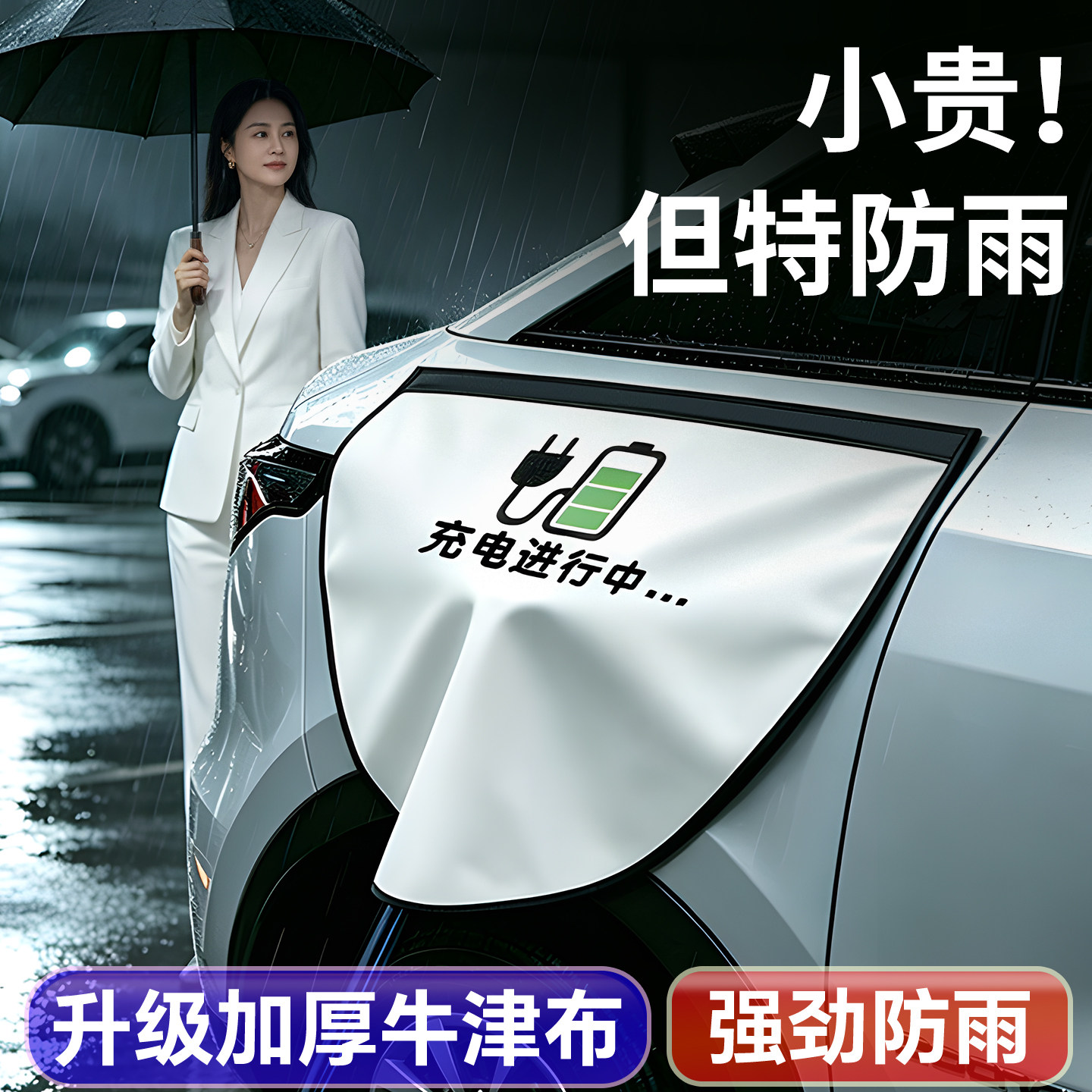 【防雨太牛了】充电枪防雨罩图片