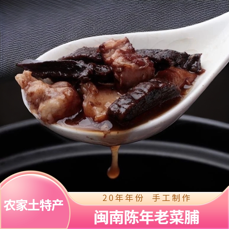 漳州土特产20年陈年老菜脯黑萝卜