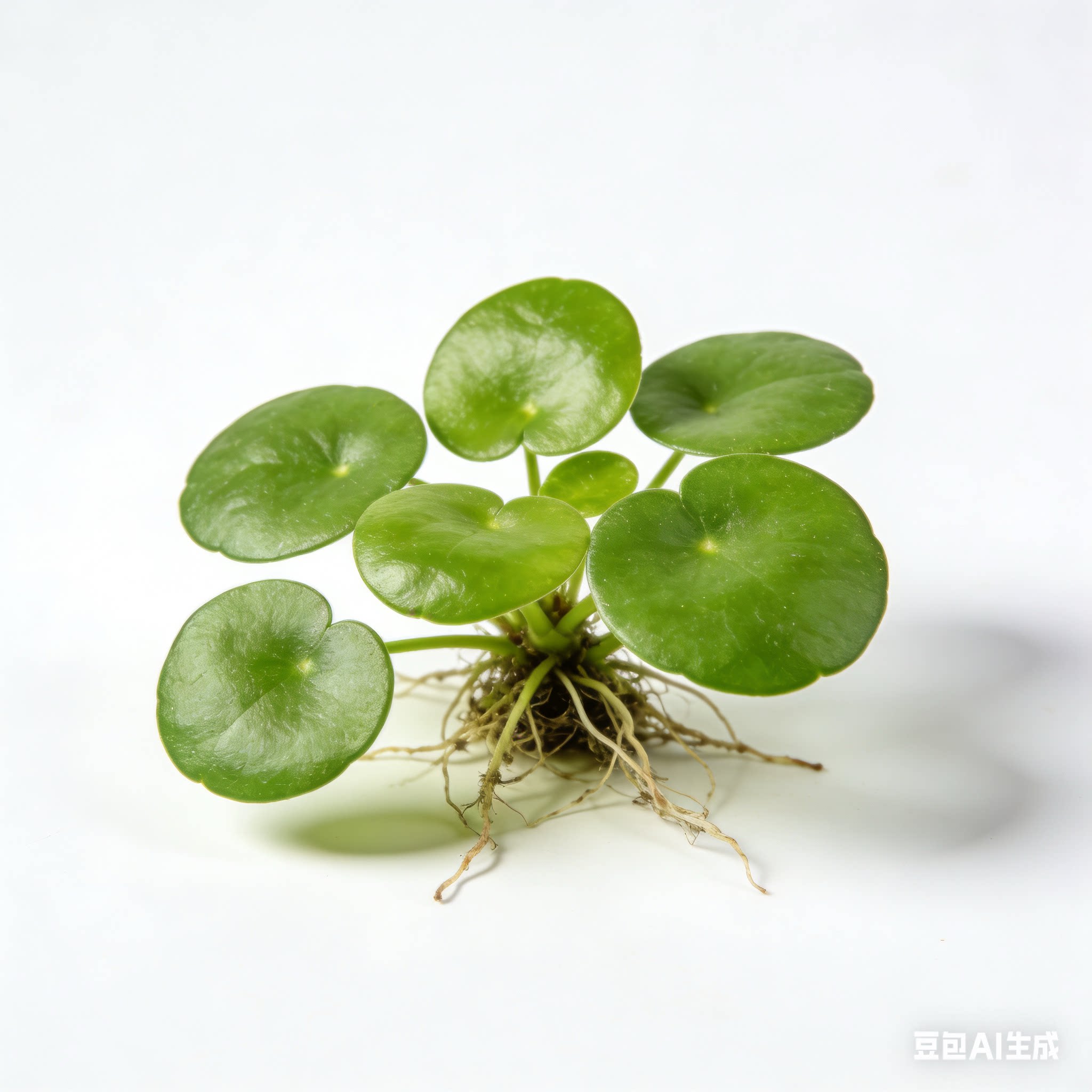 圆心萍活体水生植物鱼缸造景漂浮水草净化水质易养活 新手可养