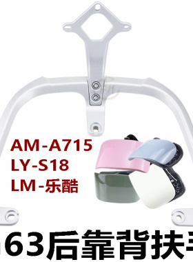 金箭赛睿RG150绿源S18/F35尾翼扶手提车拉手靠背铝合金A715货架