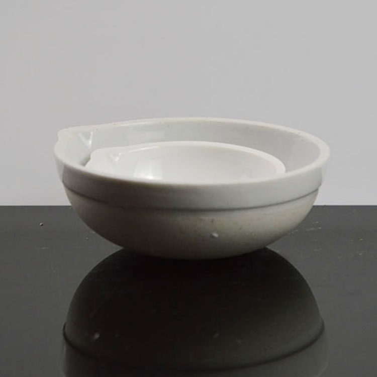 单件 蒸发皿100mm (瓷)初高中化学实验器材仪器 教具 教学