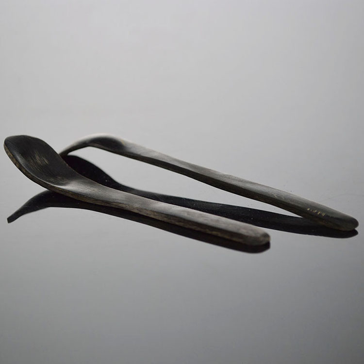 牛角药匙3X1,牛角勺 牛角药勺 牛角匙 天然牛角 三支装