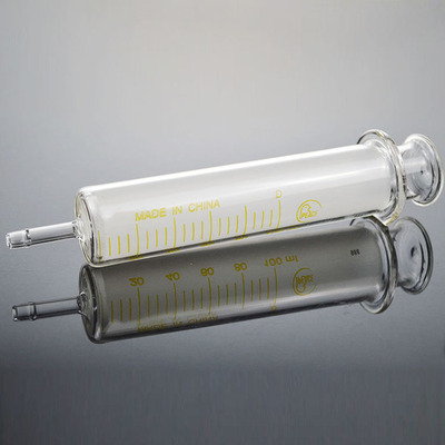 实验耗材加厚 30 50 100ml 玻璃针管玻璃针筒注射器 甘油注射器