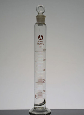 玻璃具塞量筒 50100250ml玻璃量筒刻度清晰优质破损包退可开票