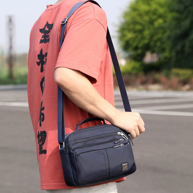 新款韩版迷你小包休闲单背单肩斜跨手提背包防水牛津布男士旅游包