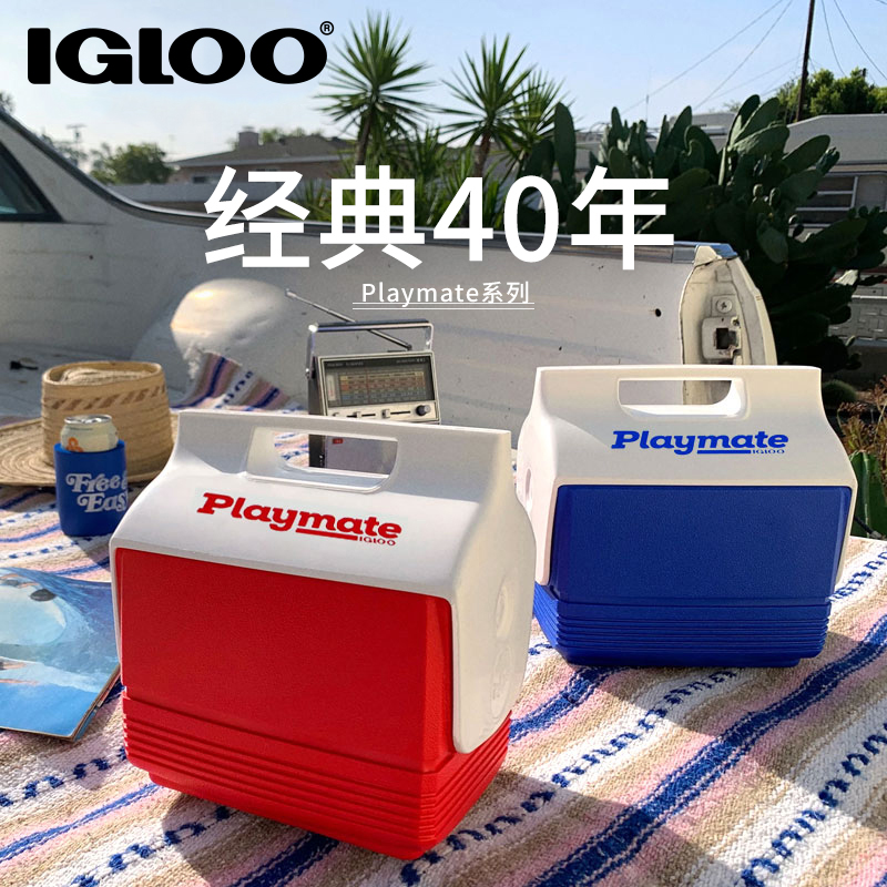 IGLOO保温箱冰块冷藏箱小型迷你便携式车载户外药品母乳储奶冰桶