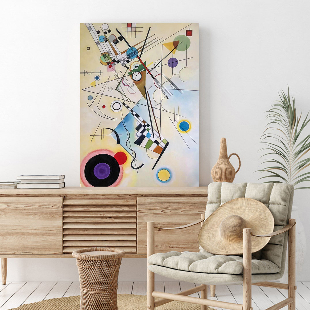 客厅艺术抽象派几何图形挂画