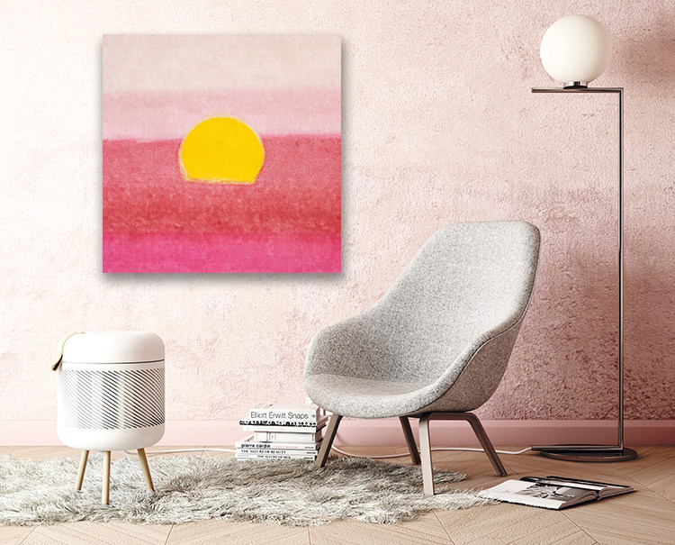 安迪沃霍尔日出现代插画装饰画日式小清新客厅卧室玄关艺术挂画