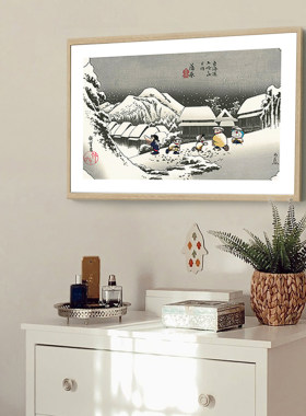 哆啦A梦挂画浮世绘机器猫挂画