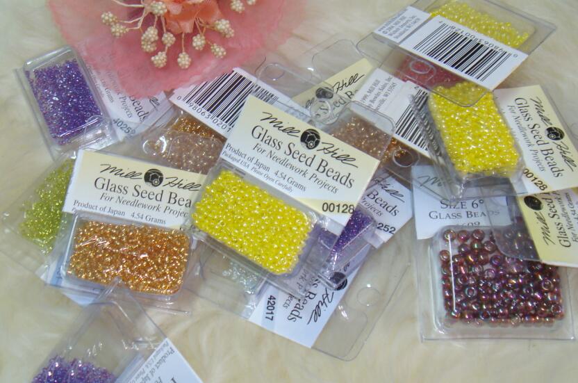 小小鱼十字绣DIY刺绣辅件 进口珠子X042(MILLHILL)有型号之分