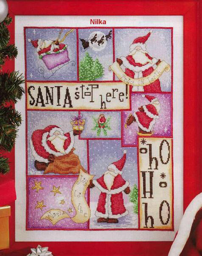 套件圣诞老人印花十字绣