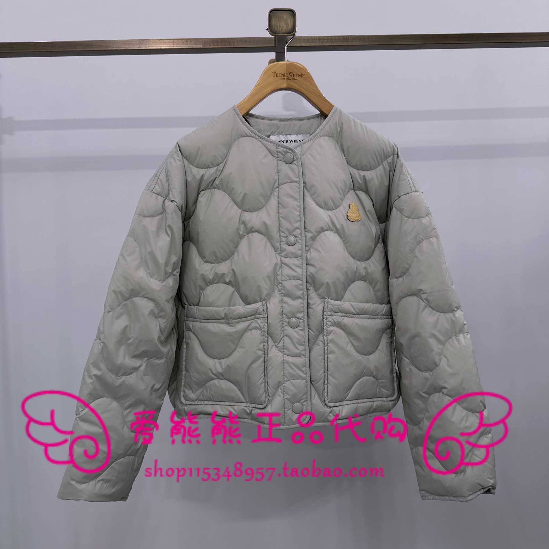 现货TeenieWeenie小熊25年冬正品羽绒服TTJD25OT01Z-00 JD25OT01Z