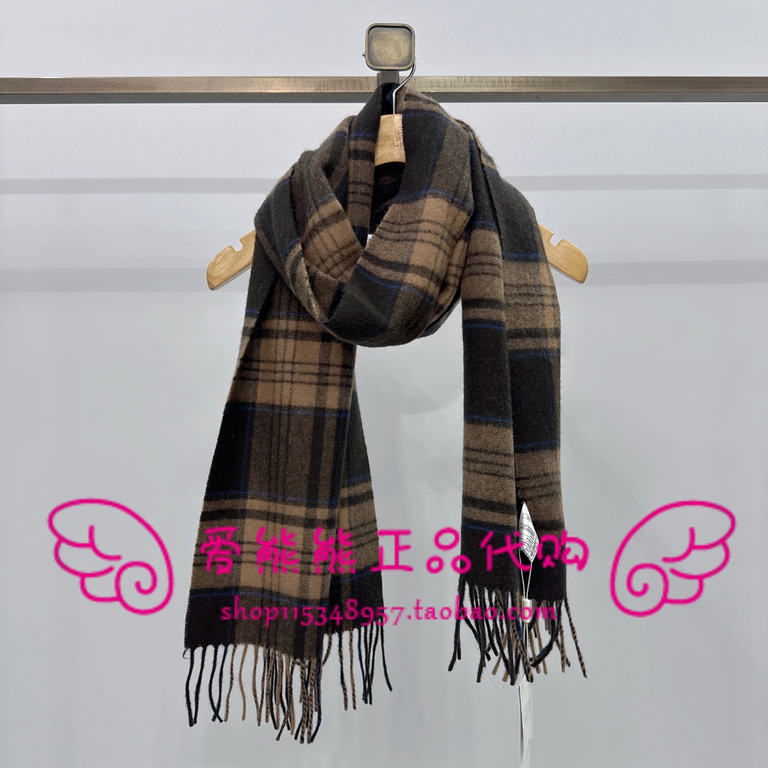 现货TeenieWeenie小熊25冬款正品围巾TTAM25FT01W-00 AM25FT01W