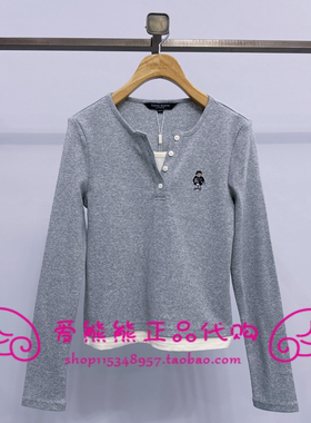 现货TeenieWeenie小熊26年春款正品T恤TTLA2652C1K-00 LA2652C1K