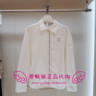 现货TeenieWeenie小熊25年冬正品衬衫TTYA254TC1K-00 YA254TC1K