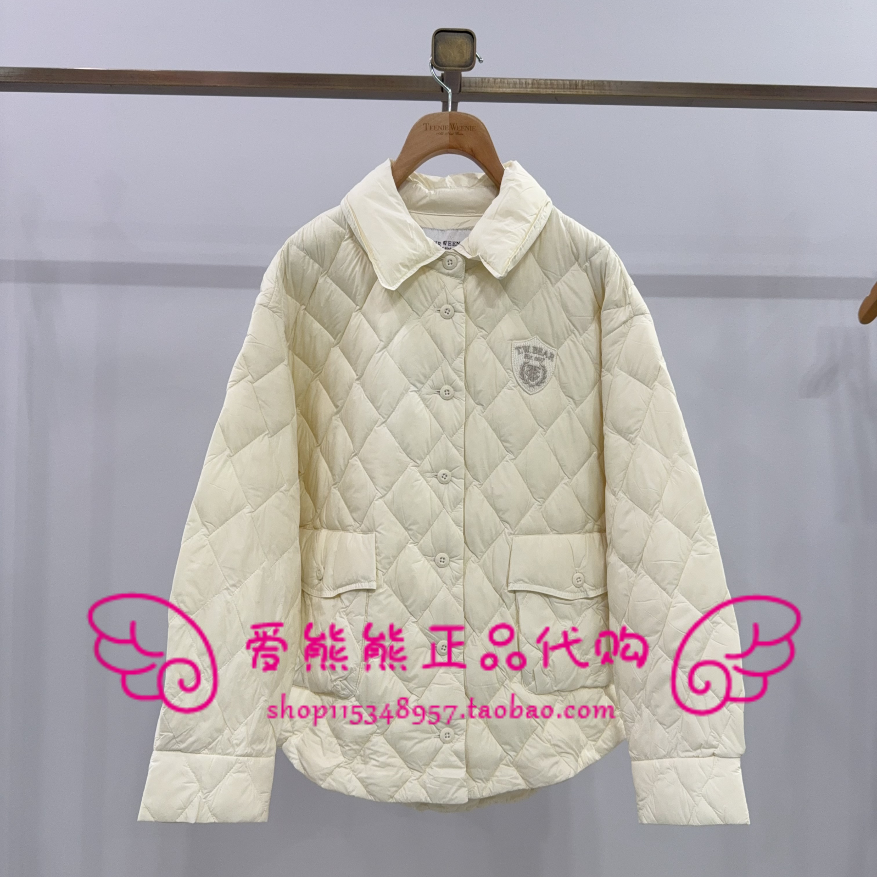 现货TeenieWeenie小熊25冬正品羽绒服TTJD254T02E-00 JD254T02E