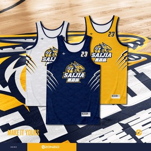 ZONEiD数码印篮球服套装定制双面穿速干透气训练比赛队服美式球衣