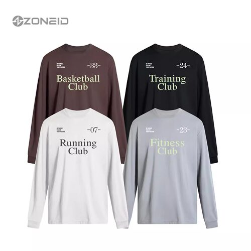 ZONEiD定制长袖比赛训练热身服