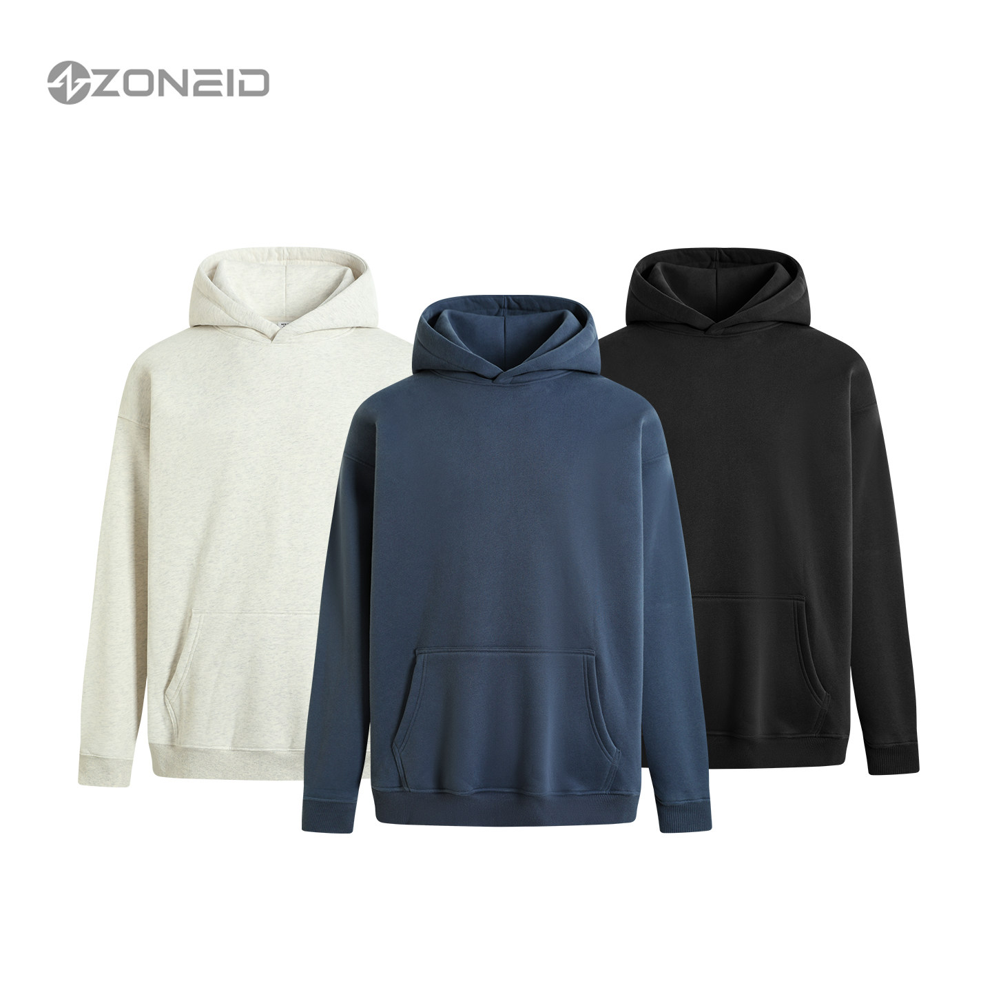 ZONEiD 定制针织运动连帽卫衣 重磅加绒保暖锁温柔软亲肤纯色帽衫,运动服/休闲服装,运动卫衣/套头衫,淘宝优惠券,粉丝福利购,淘宝优惠卷