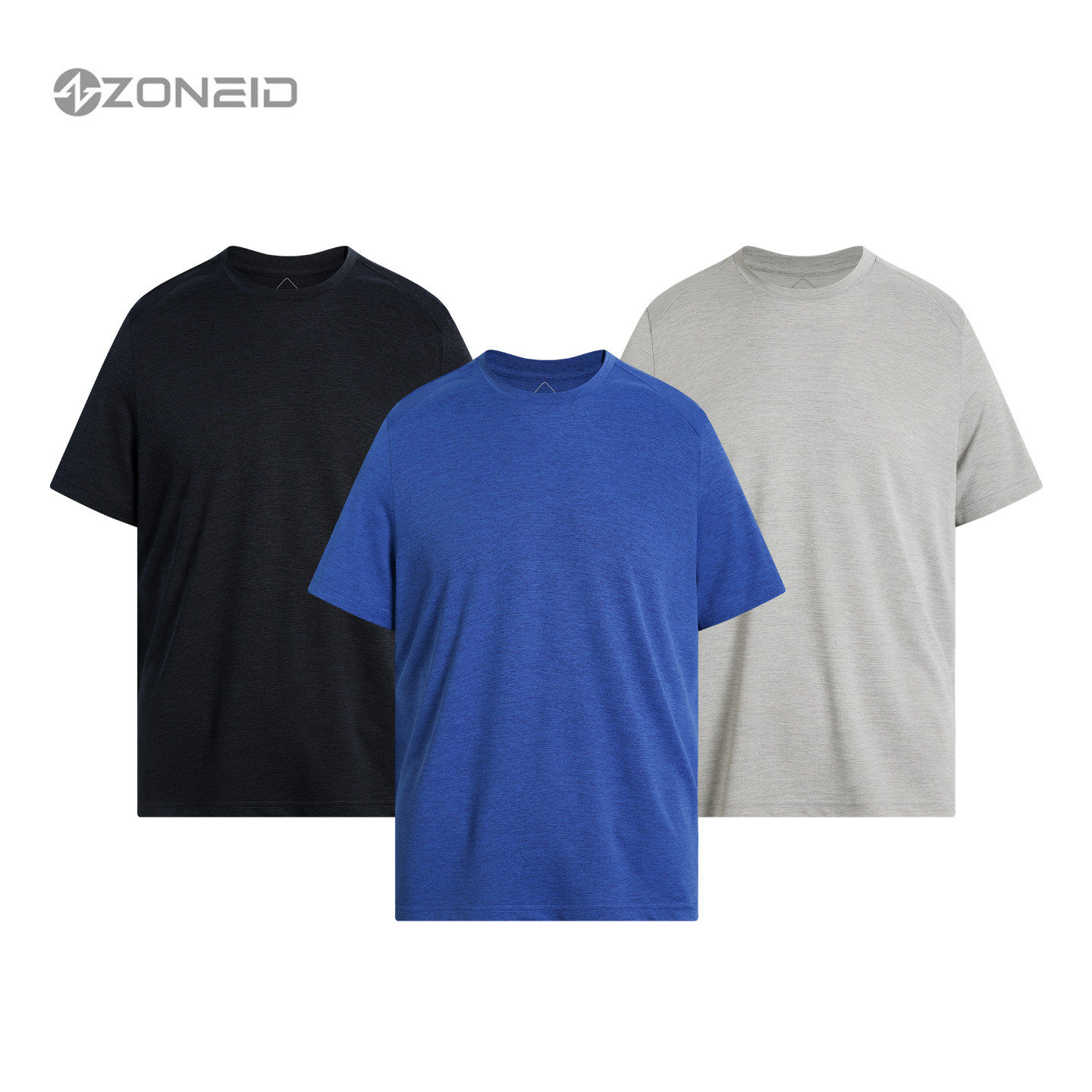 ZONEiD 定制针织运动短袖T恤阳离子轻量化吸湿透气速干抗皱训练服