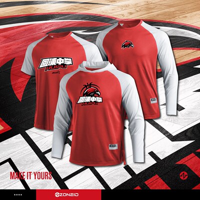 ZONEiD定制儿童短袖t恤热身服