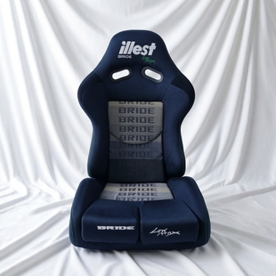 illest联名款Bride STRADIA可调放倒靠背座椅 改装汽车通用赛车椅