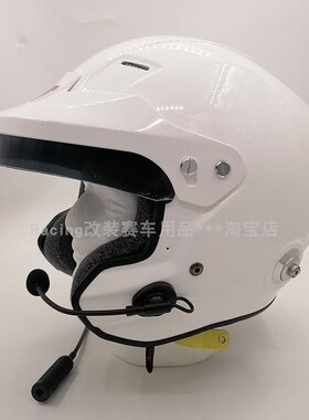 GF中汽联SNELL SA2020认证汽车拉力赛车半盔 越野场地通话头盔