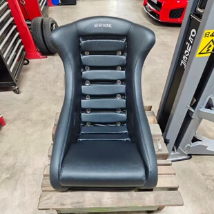 bride新款JDM怀旧复古赛车桶椅 模拟器老爷车一体式轻量化座椅