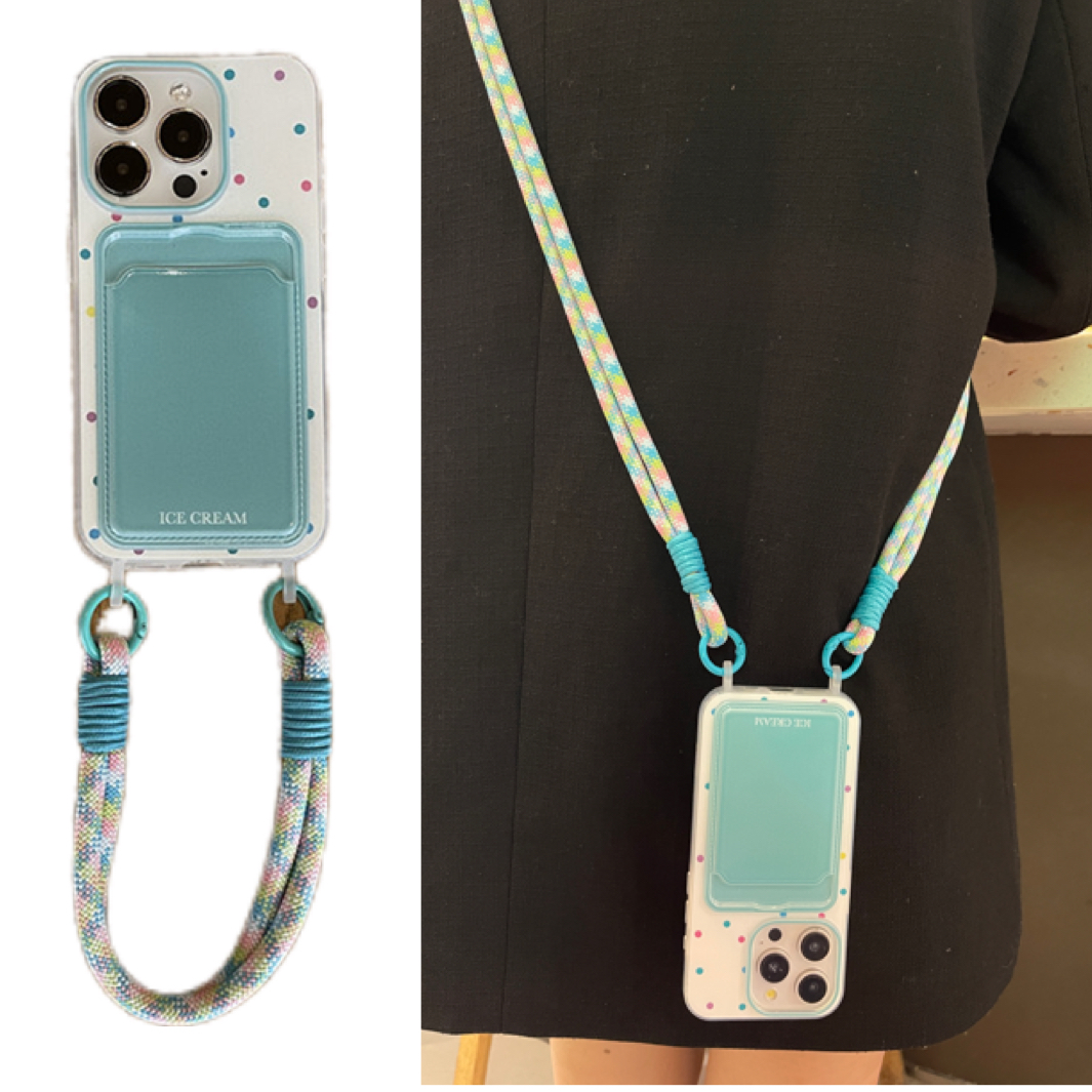 苹果15软胶手提斜跨绳