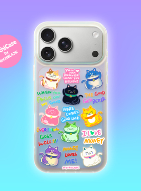 MythiCase by RICHBLACK 幸运喵喵mc155 镭射磁吸手机壳 适用于iPhone17/17Pro/17ProMax/Air