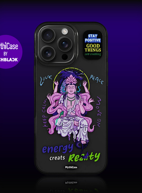 MythiCase by RICHBLACK 和气致祥 透黑手机壳适用于iPhone17/17Pro/17ProMax