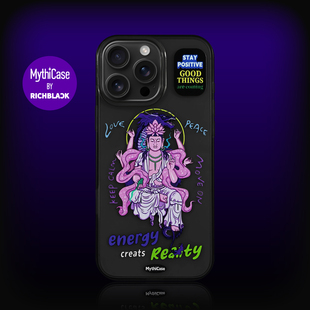 MythiCase by RICHBLACK 和气致祥 透黑手机壳适用于iPhone17/17Pro/17ProMax