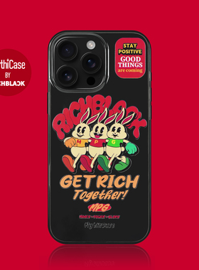 MythiCase by RICHBLACK 复古卡通兔 透黑手机壳适用于iPhone17/17Pro/17ProMax