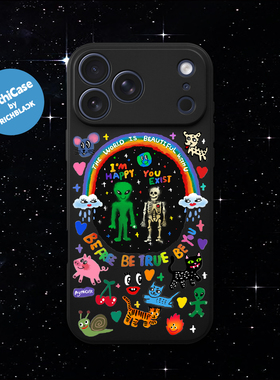 MythiCase by RICHBLACK 外星奇遇mc165 黑色手机壳 适用于iPhone17/17Pro/17ProMax/Air