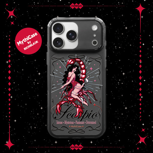 MythiCase by RICHBLACK 天蝎座mc168 星座主题透黑磁吸手机壳 适用于iPhone17/17Pro/17ProMax