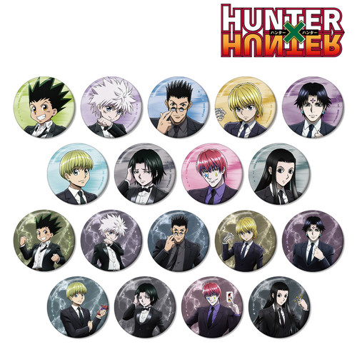 全职猎人动漫镭射吧唧小杰西索库洛洛包邮谷子奇犽周边徽章M款